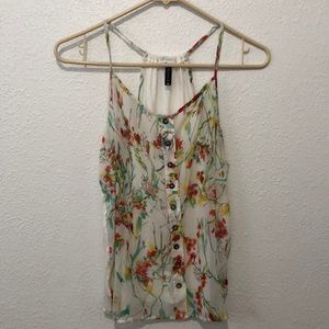 Tilly’s flowery tank top